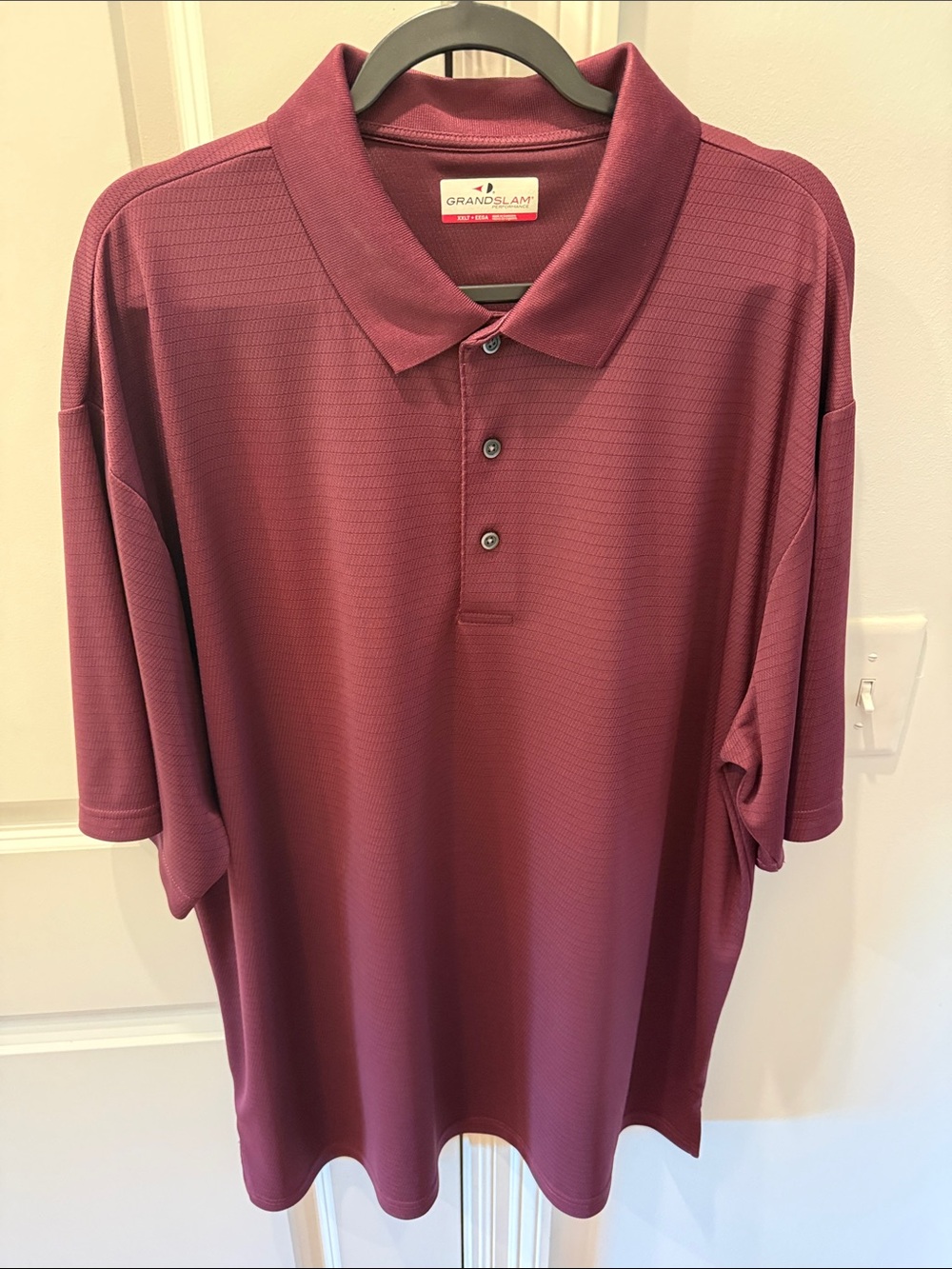 Grand Slam Men’s Polo Shirt - Wine